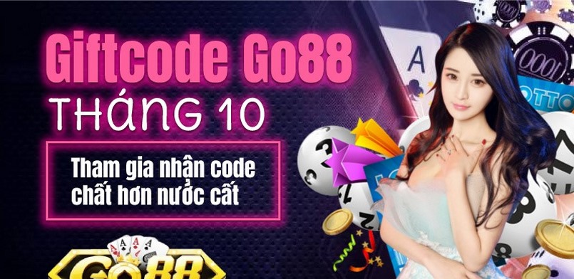 Code khuyến mãi của GO88 mang đến nhiều phần thưởng hấp dẫn